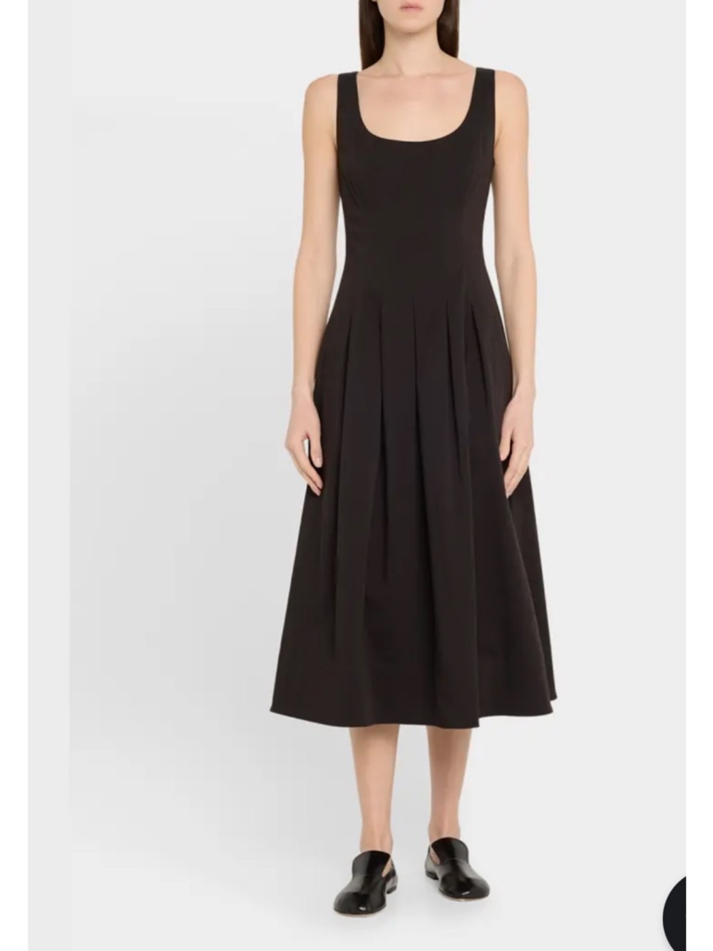 Proenza Schouler Bronwyn Sleeveless Scoop-Neck Midi Dress